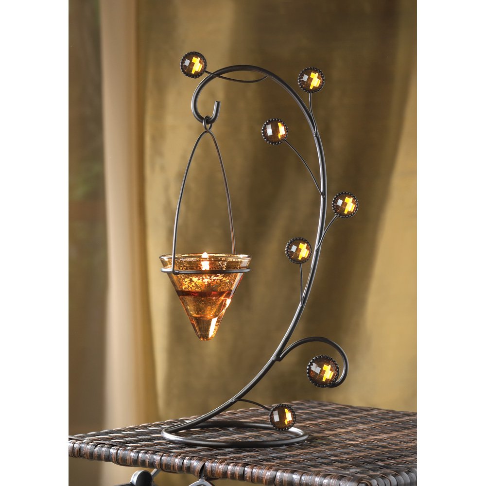 Curli-cone tealight holder