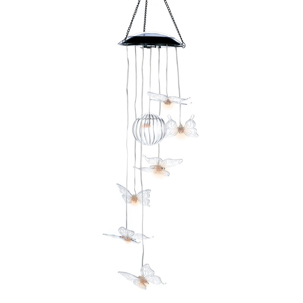 Butterfly solar chime