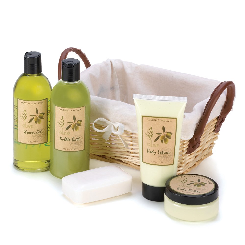 Olive natural care bath set