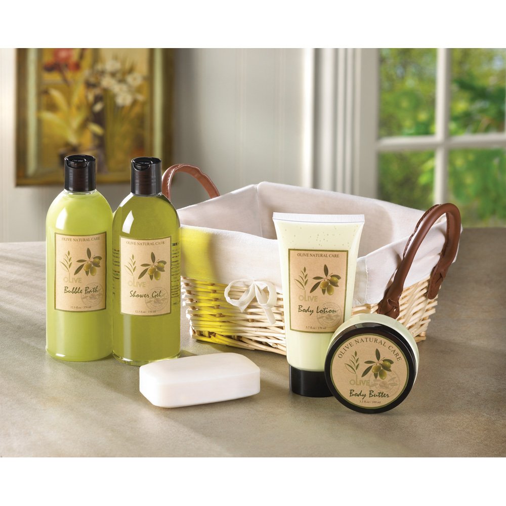 Olive natural care bath set