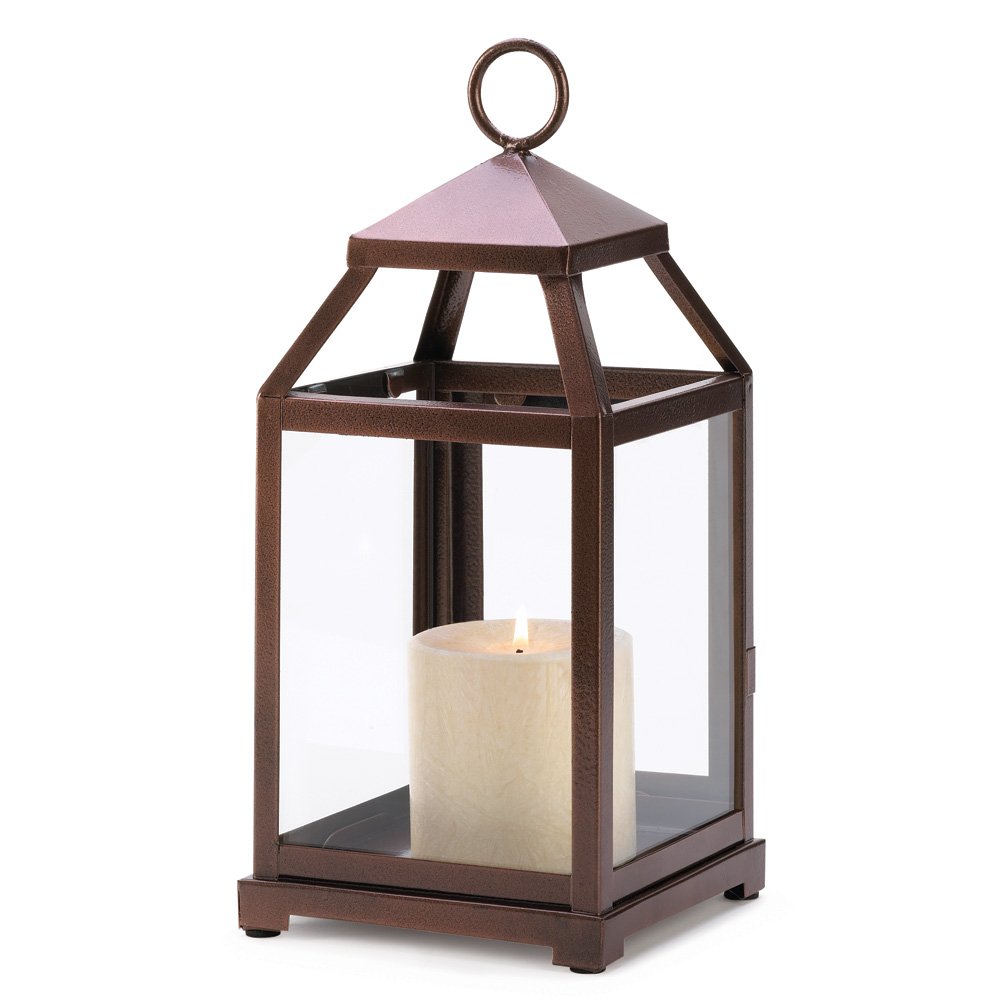 Bronze contemporary lantern