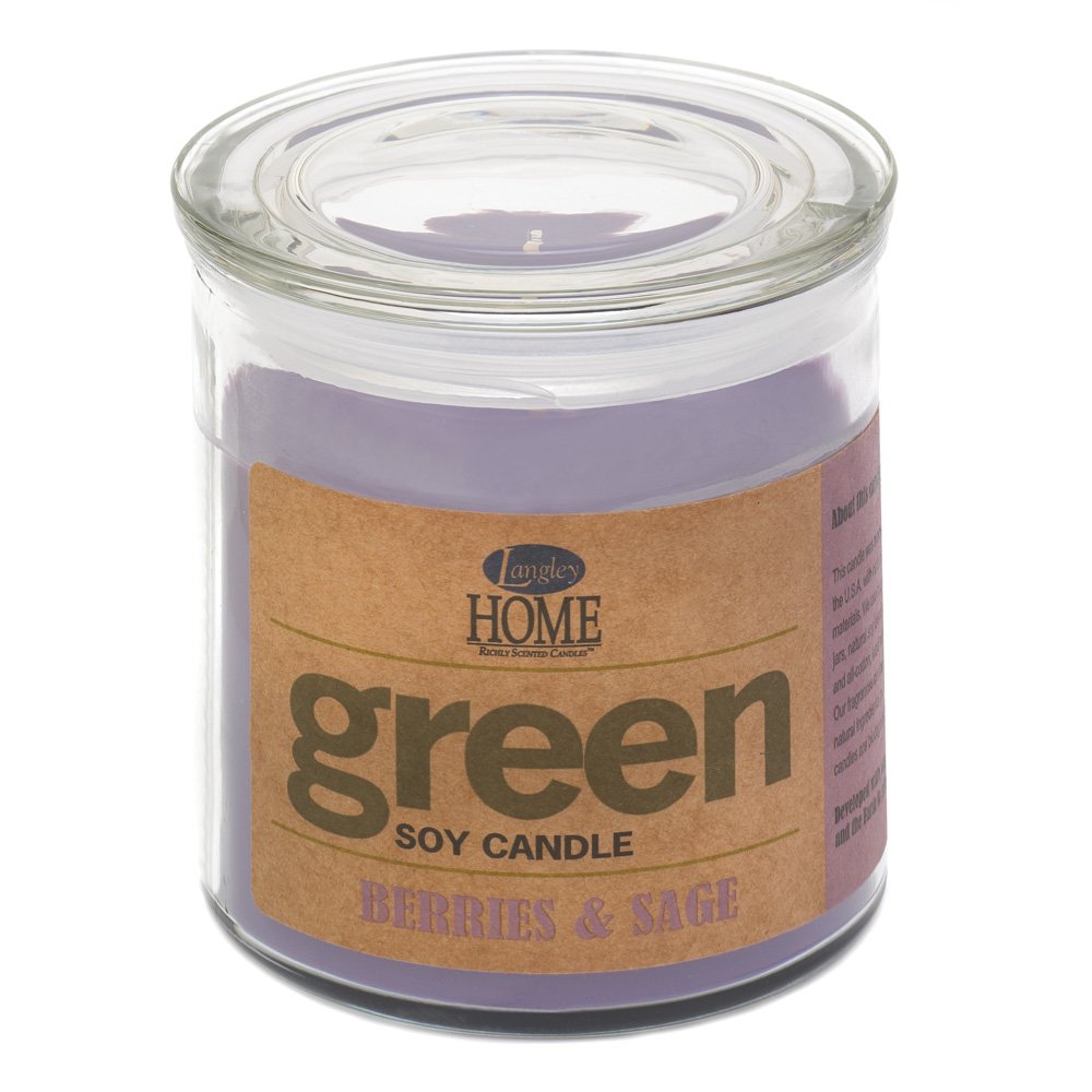 Berries and sage soy candle