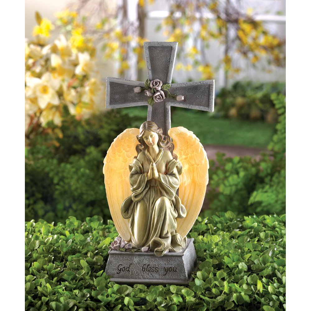 Blessed cross solar light