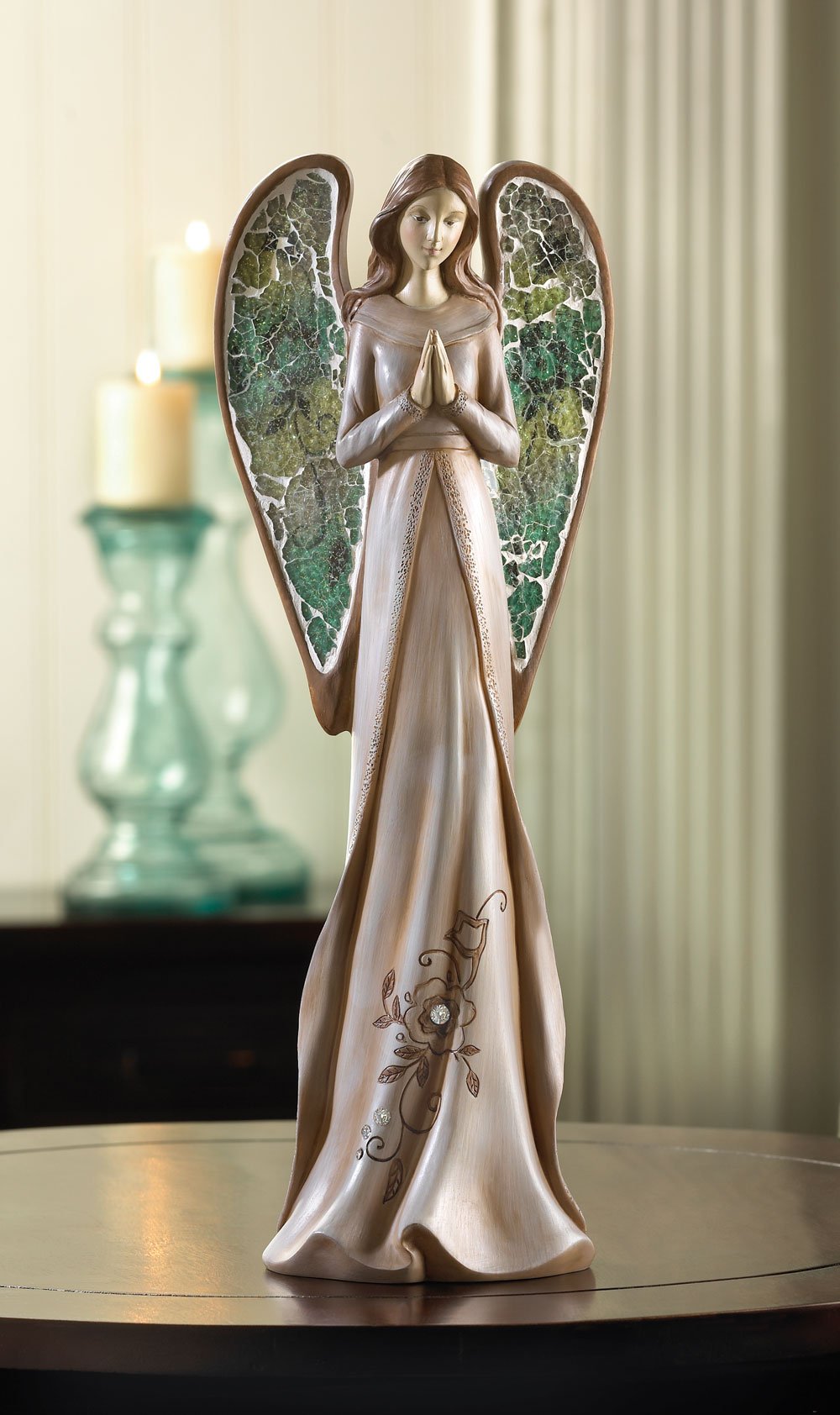 Celestial garden angel statue