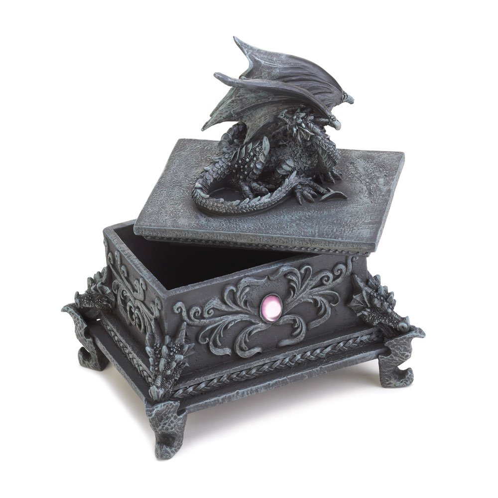 Black dragon treasure box