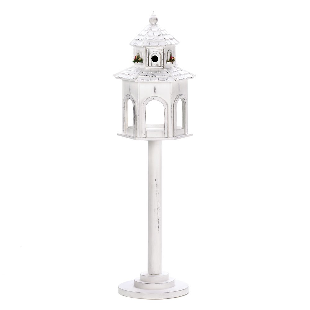 Freestanding gazebo birdhouse