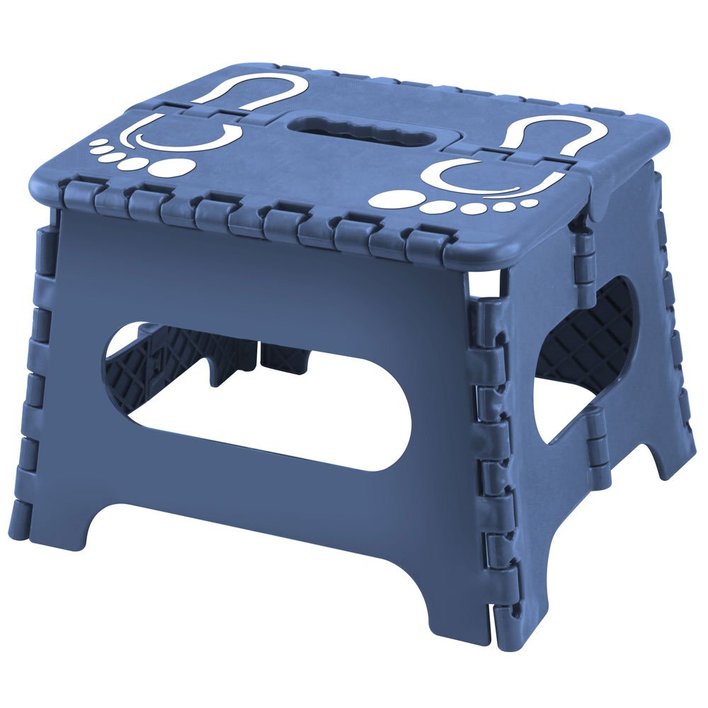 Blue step stool