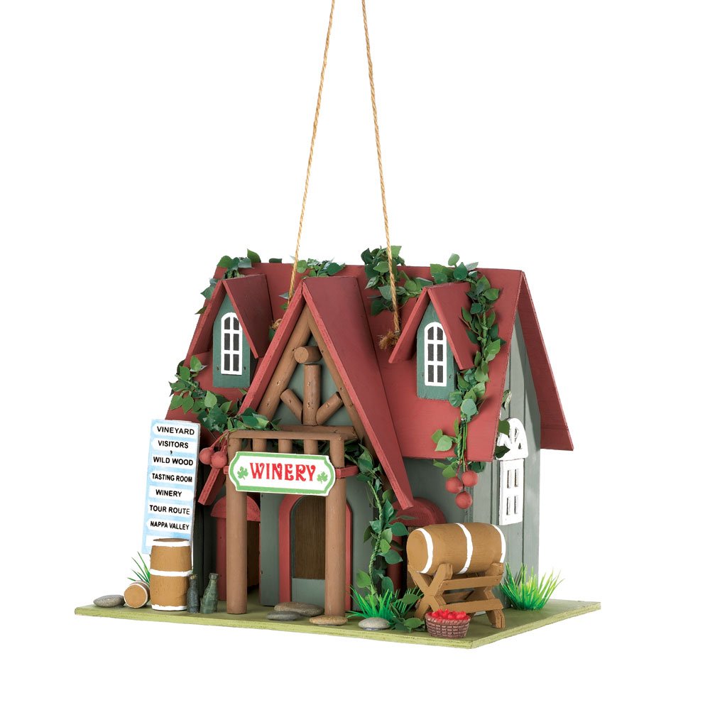 Cottage winery birdhouse