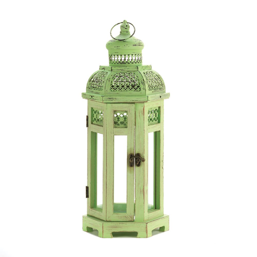 Green tower lantern