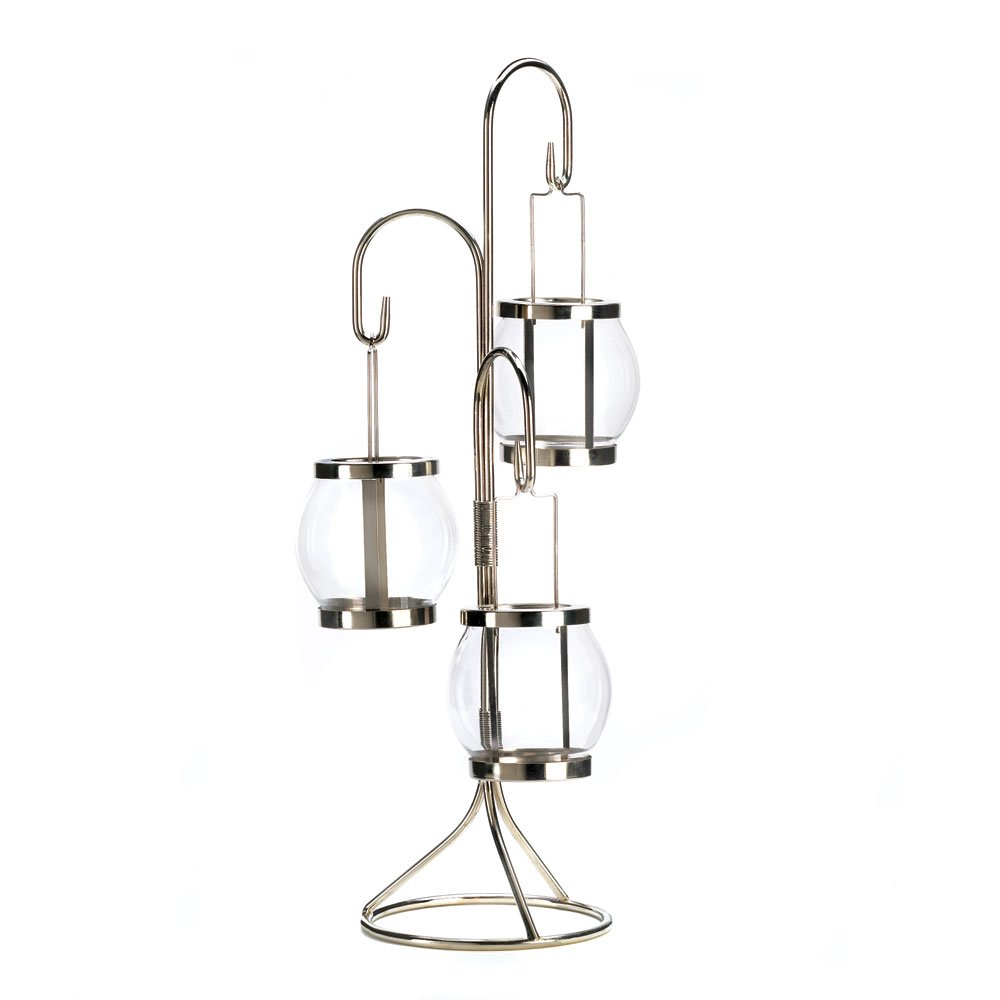 Hanging bulbs candleholder