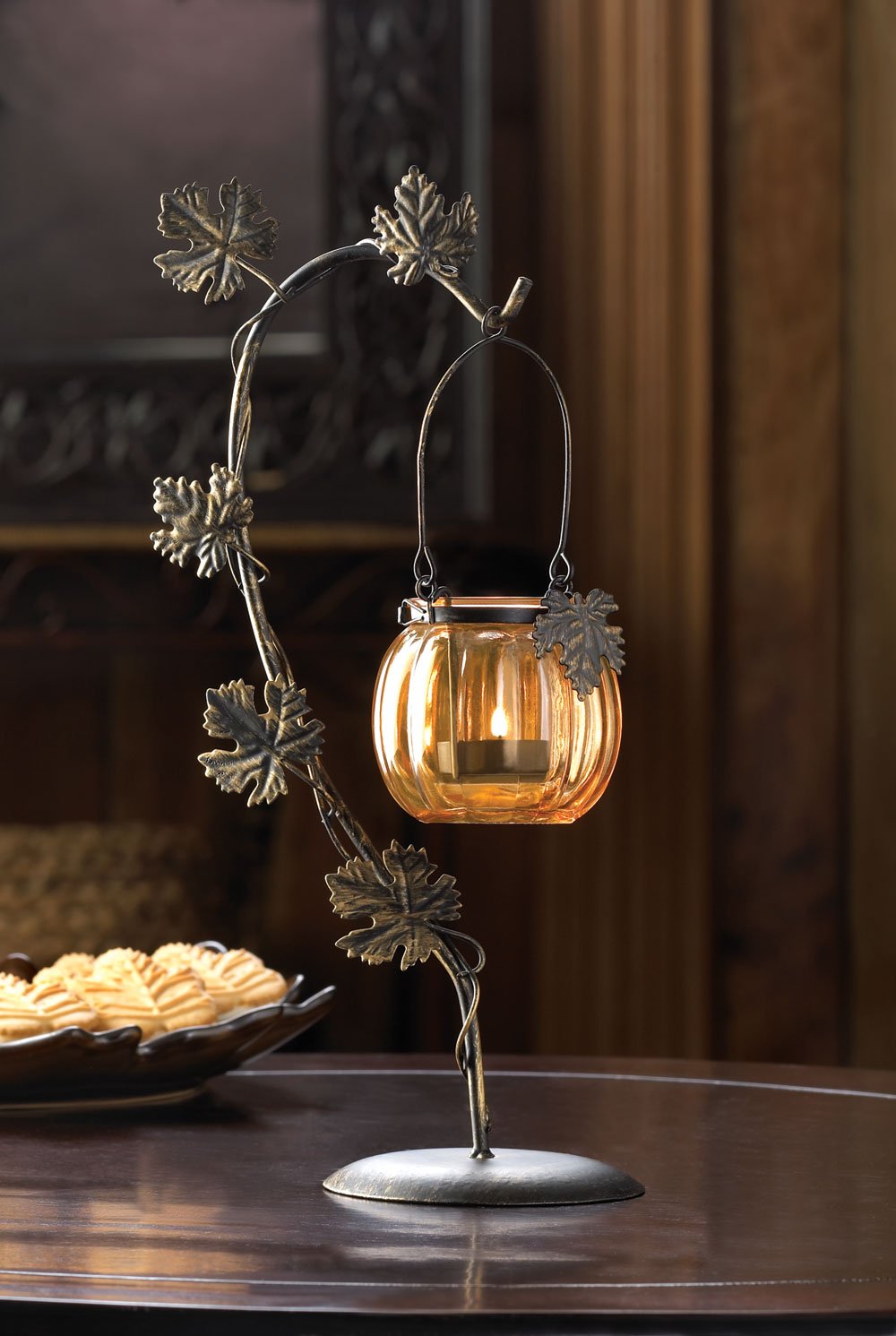 Autumn harvest candleholder