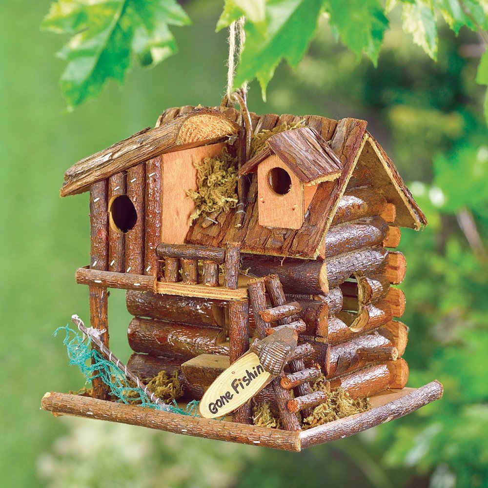 Gone fishin  birdhouse