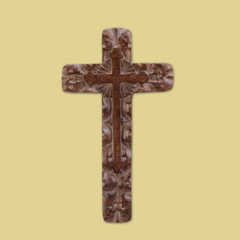 Rustic wall cross