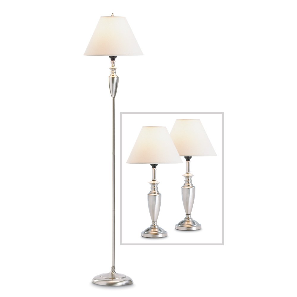 Contemporary lamp trio