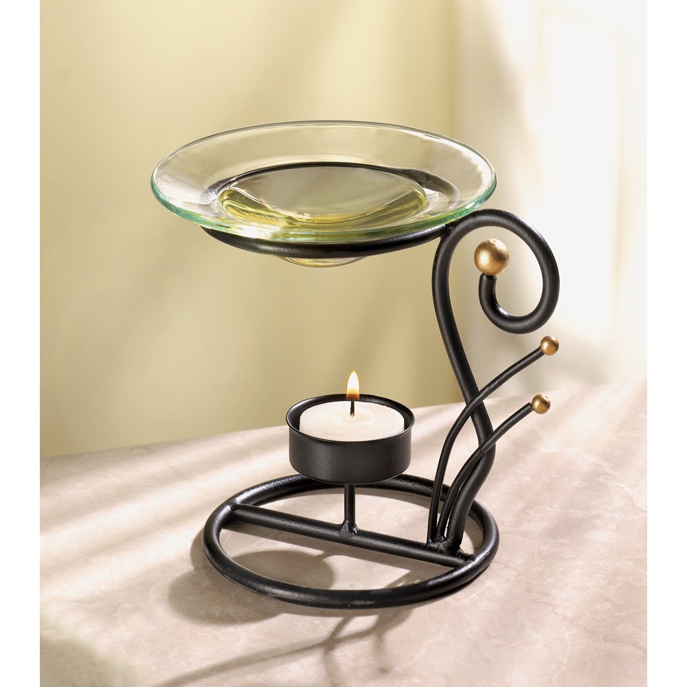 Art deco oil warmer