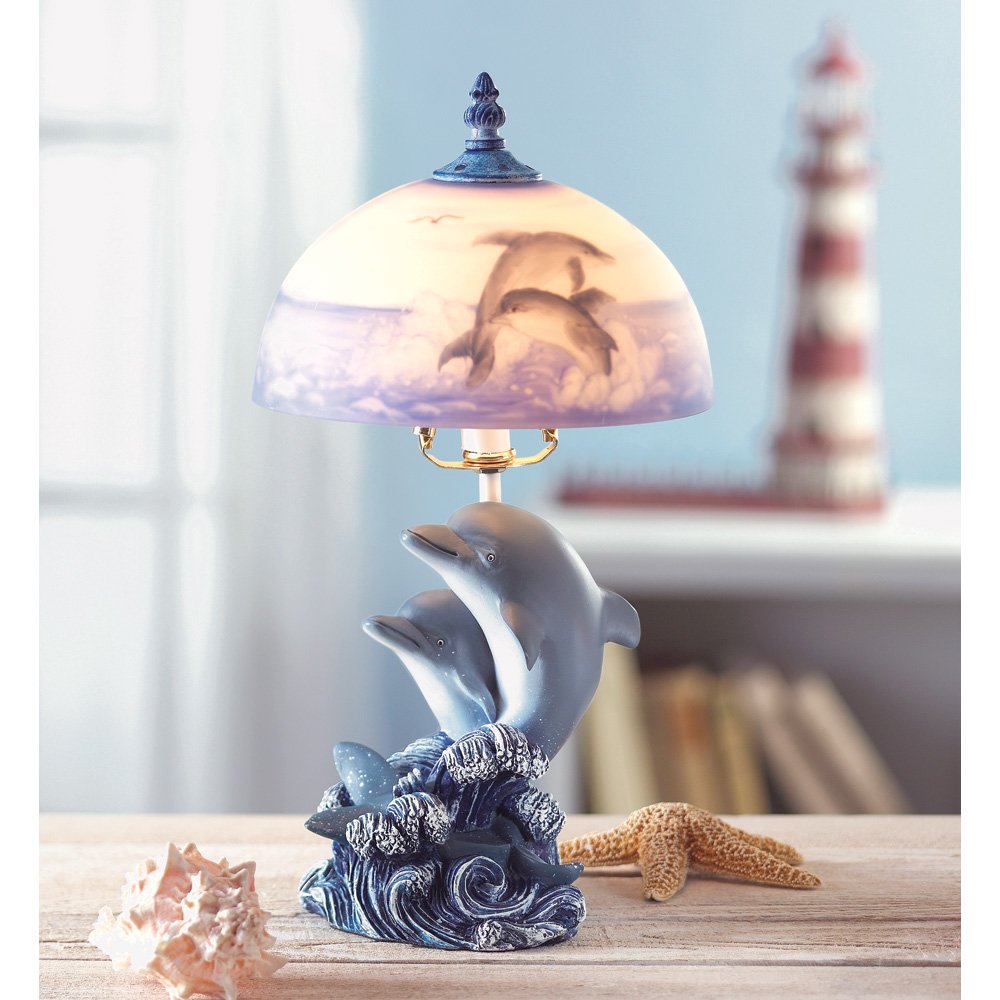 Dolphin lamp