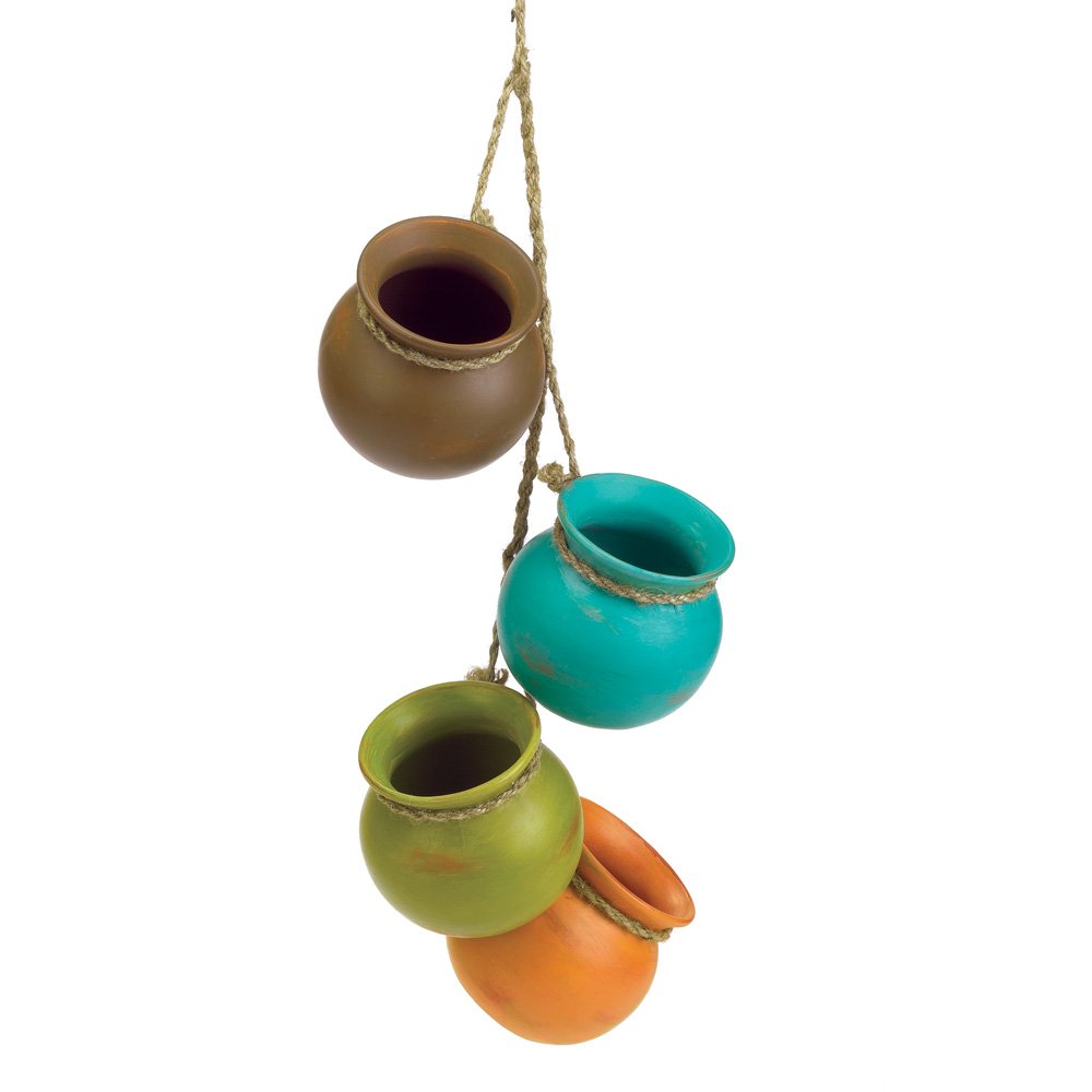 Dangling mini pots