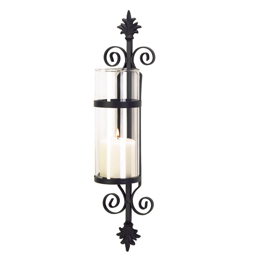 Fleur de lis candleholder