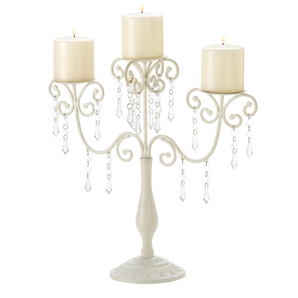 Ivory elegance candelabra