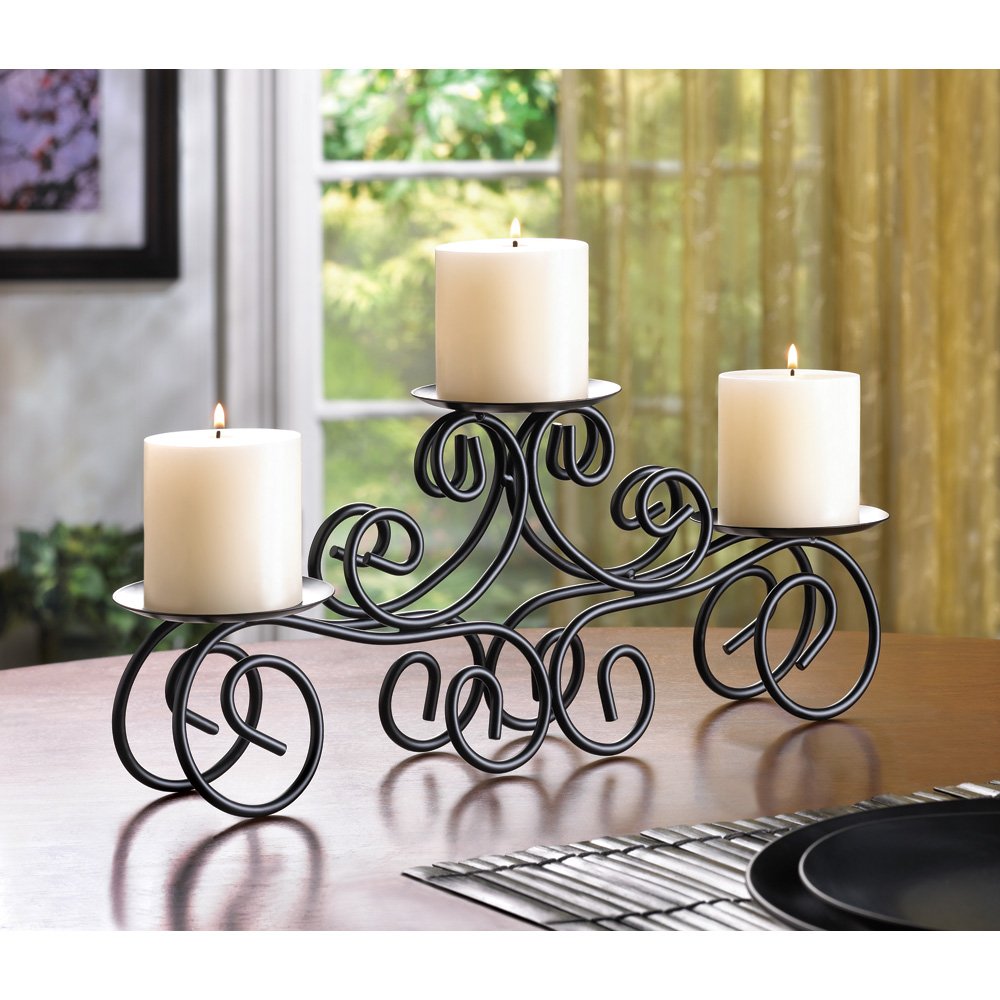 Tuscan candle centerpiece