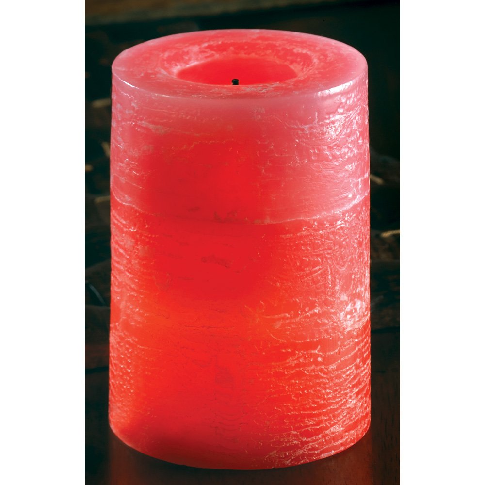 Rustic cinnamon led candle