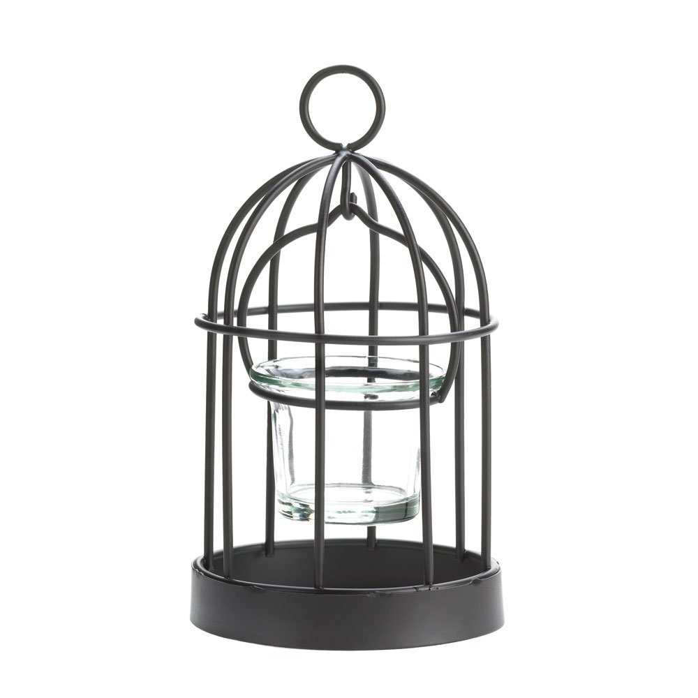 Mini birdcage candleholder